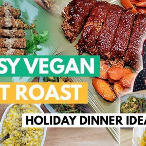 EASIEST Vegan Holiday Nut Roast (2021 Vegan Christmas Dinner Recipes - part 1)