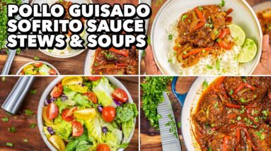 Lighter Pollo Guisado Recipe & my go-to Sofrito blend