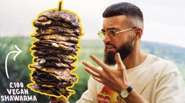 MIND BLOWING GIANT VEGAN KEBAB 🤯