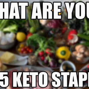 What are the 5 Keto ingredients you always have in your kitchen/pantry? #ketodiet #shorts #top5