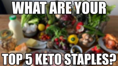 What are the 5 Keto ingredients you always have in your kitchen/pantry? #ketodiet #shorts #top5