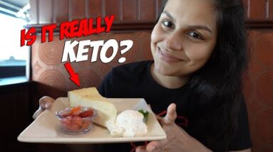 We Found the Best Family Restaurant for Keto! Low Carb Cheesecake?