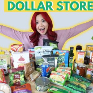 I Bought Almost Everything Vegan at the Dollar Store lol (Massive Vegan Dollar Store Haul)